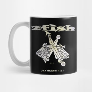 Jax Beach Pier, Jacksonville Beach FL., 2 FISH Mug